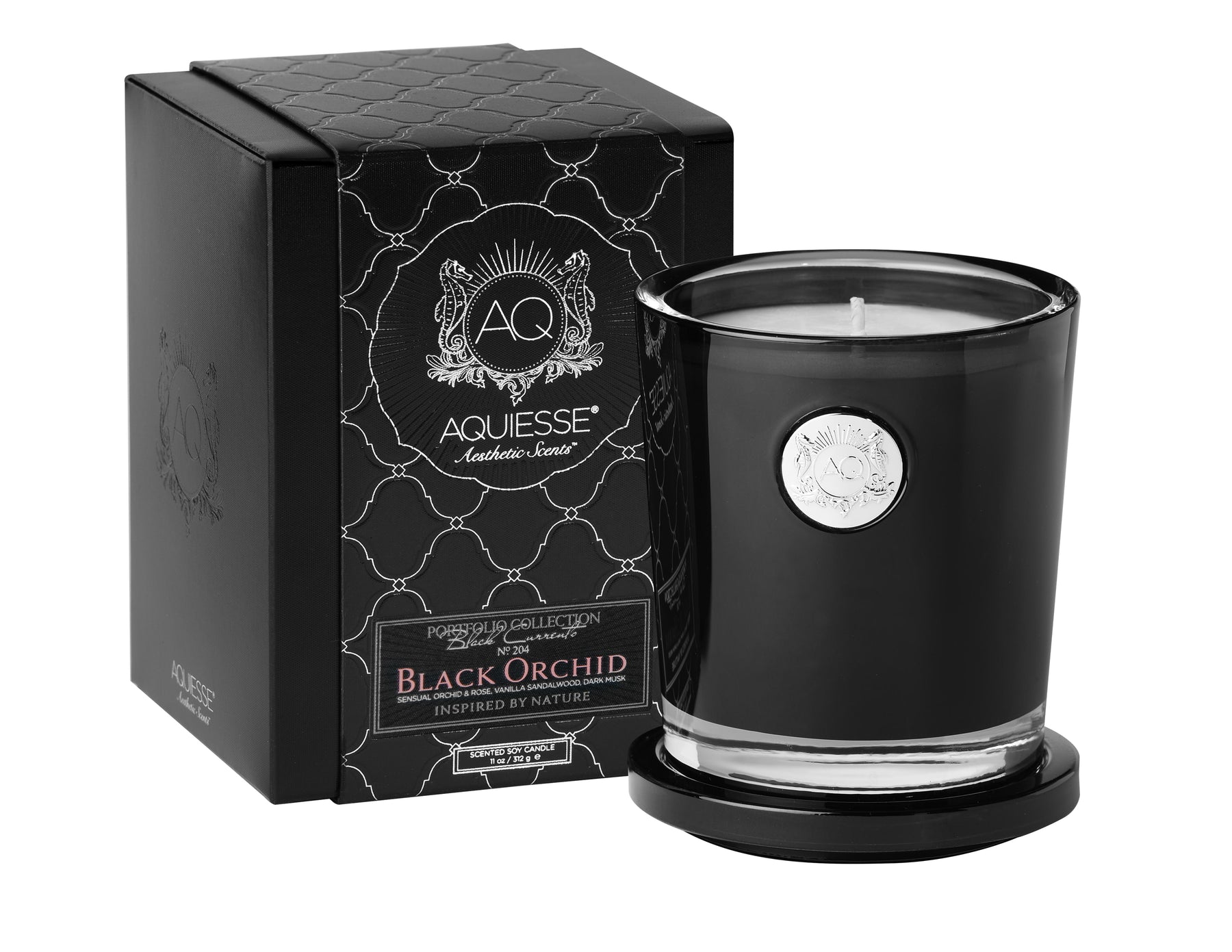 Black Orchid - Large Soy Candle /Gift Box - Tuftd