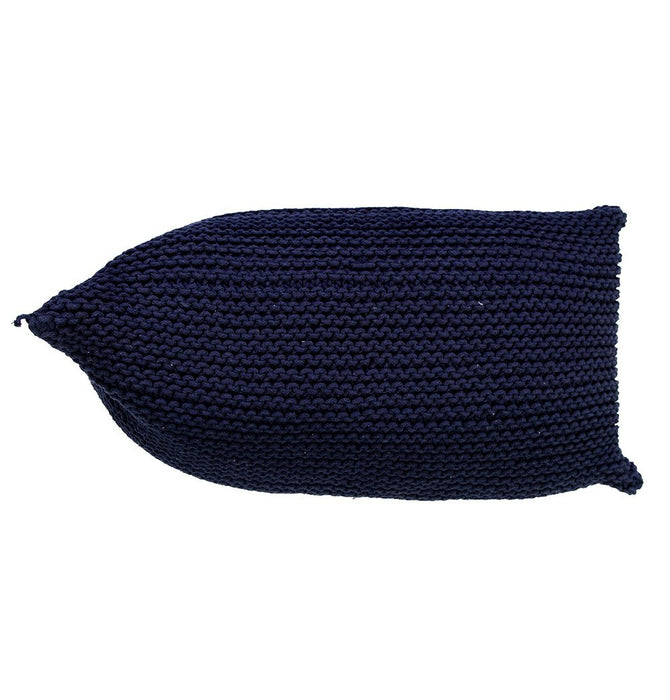 Handmade Knitted Beanbag | Navy Blue