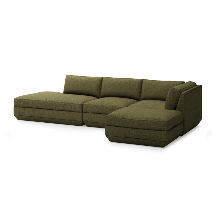 Podium 4-Pc Lounge Sectional B - Right Facing