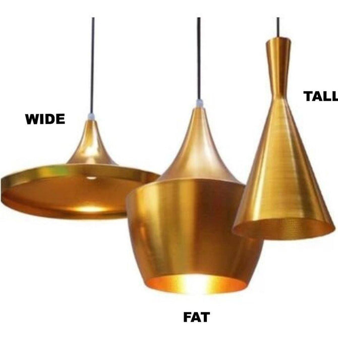 Jayda Tall Pendant Lamp - Gold